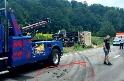 autobasculantă Lipova accident