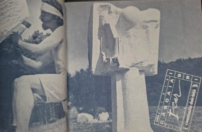 constantin doichiță sculptura icar tabara căsoaia 1981
