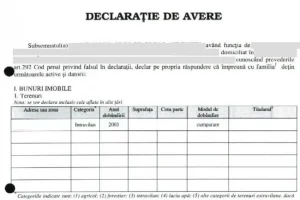 declaratiile de avere