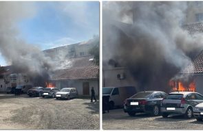 incendiu magazine Timișoara