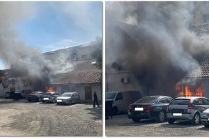 incendiu magazine Timișoara