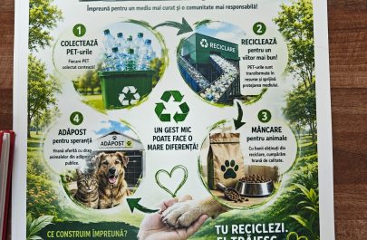 pet reciclate fonduri hrană adăpostul de câini arad