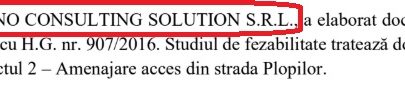 proiectant parc aurel vlaicu tehno consulting solutions srl