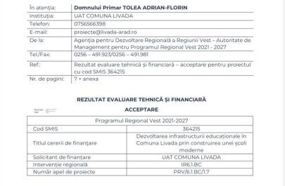 școala modernă aprobare adr vest