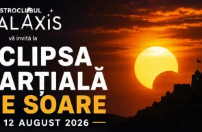 Astroclubul Galaxis invită arădenii la o seară astronomică specială la Cetatea Șiria - eclipsa de Soare și Perseidele