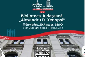 Ce se află dincolo de ușile Bibliotecii Județene - Arad Free Tours propune o vizită altfel