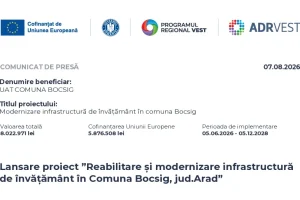 Lansare proiect Reabilitare si modernizare infrastructura de invatamant in Comuna Bocsig jud.Arad