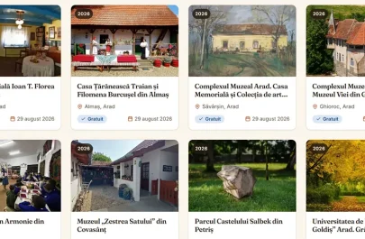 Noaptea Muzeelor la Sate 2026 - județul Arad