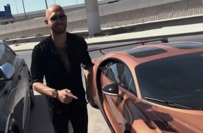 Andrew Tate mașină lux