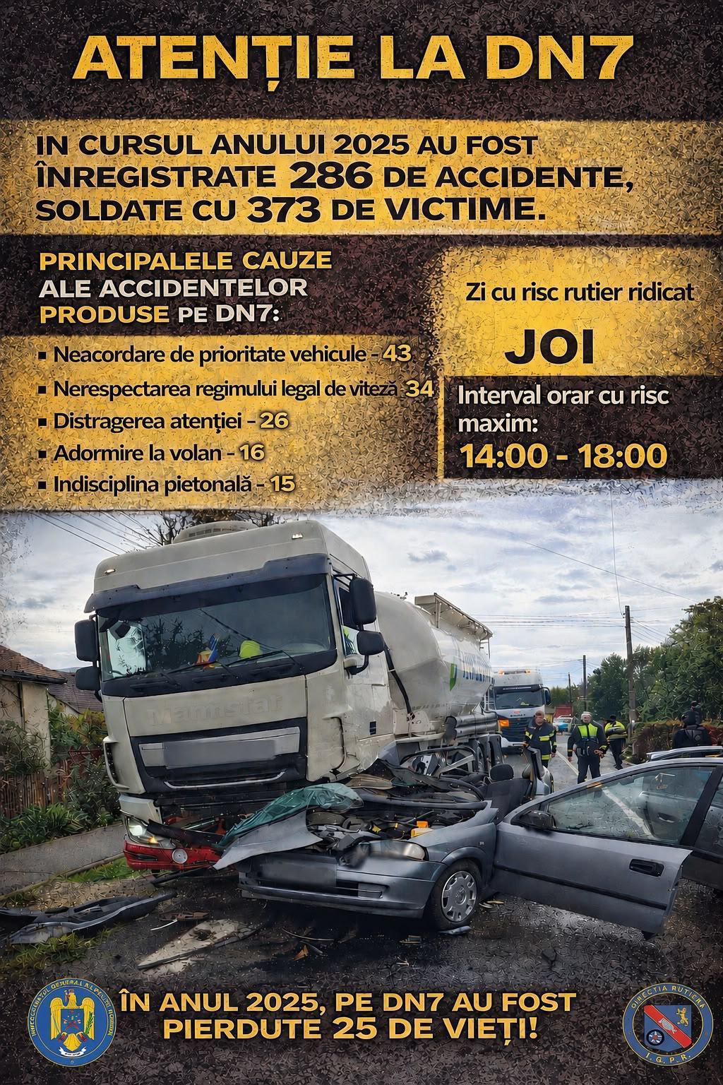 atenție la DN7