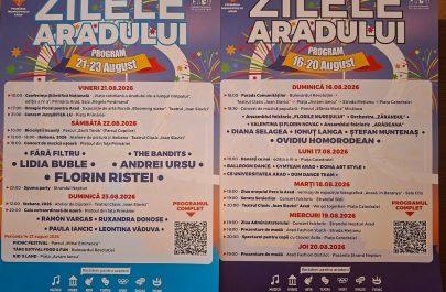 program complet zilele aradului 2026 afise