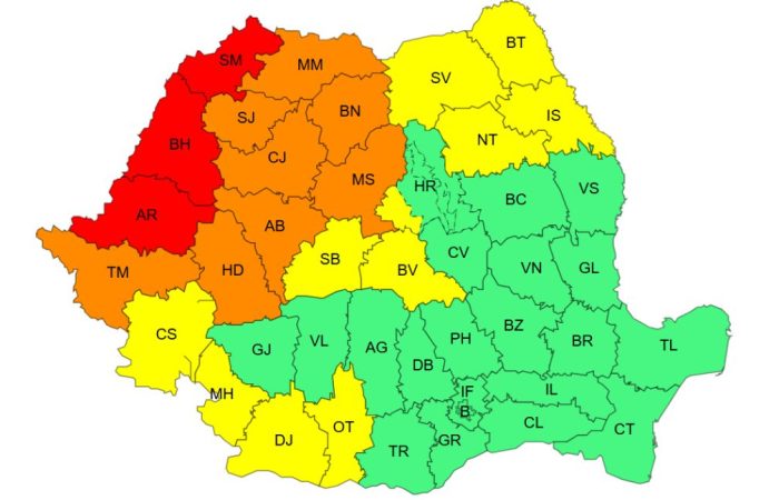 Cod roșu de caniculă prelungit în trei județe: Arad, Bihor și Satu Mare. Temperaturile ajung la 40 de grade