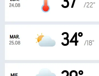 vremea meteo Arad 18 august 1 septembrie 2026