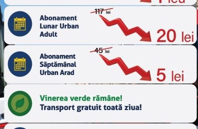 1 leu bilete arad