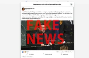 Factual demontează o nouă dezinformare - Zelenski NU a mulțumit la ONU pentru prelungirea războiului