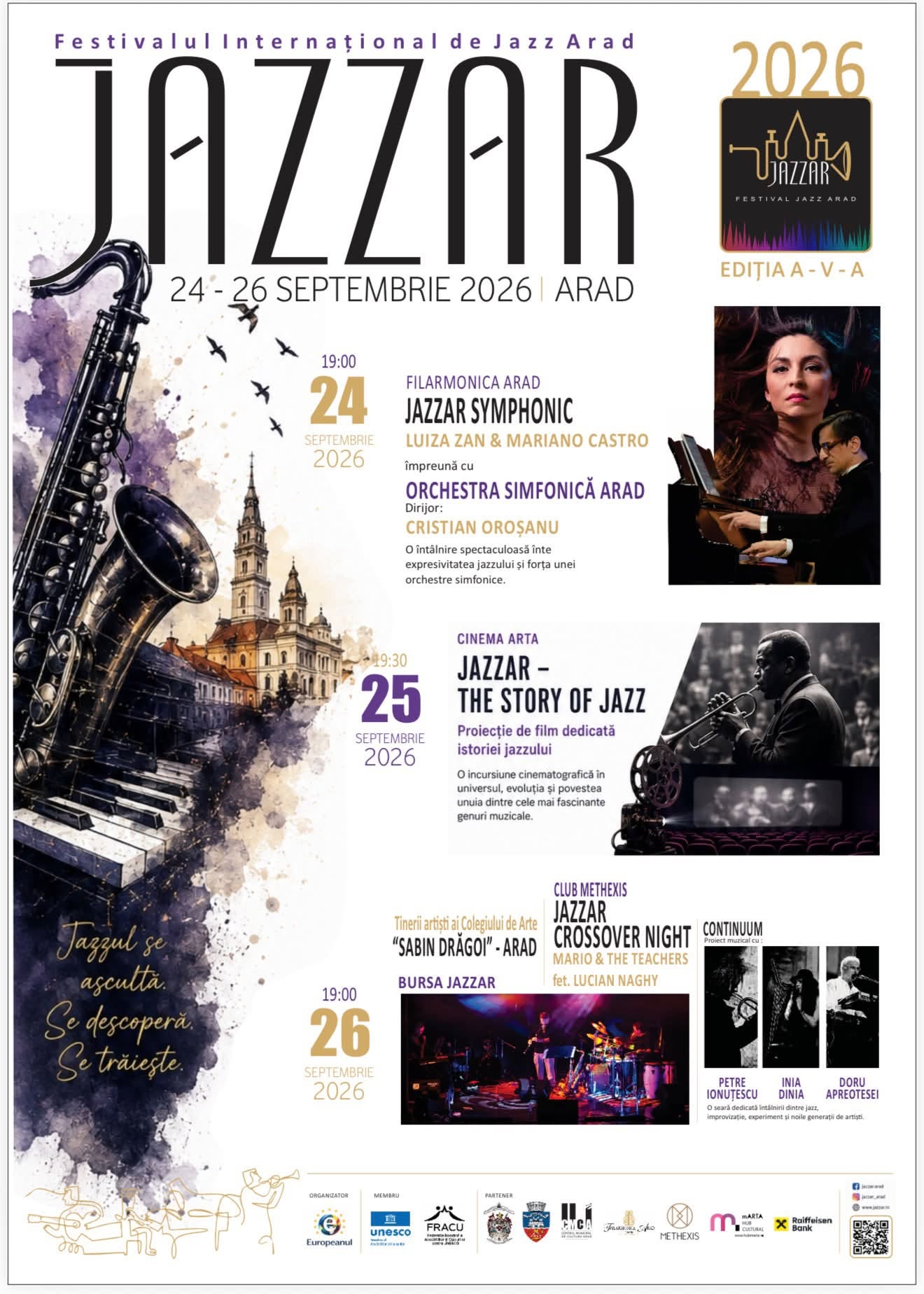 festivalul jazzar sept 2026