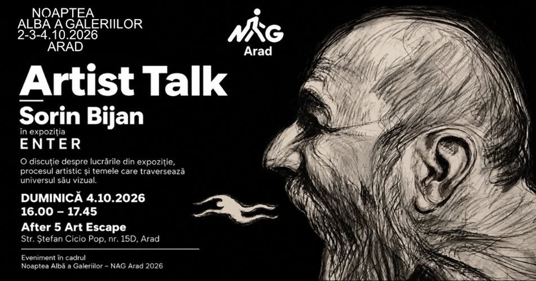 Noaptea Albă a Galeriilor - artist talk Sorin Bijan