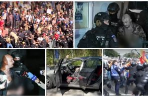 reținuți violențe piața victoriei