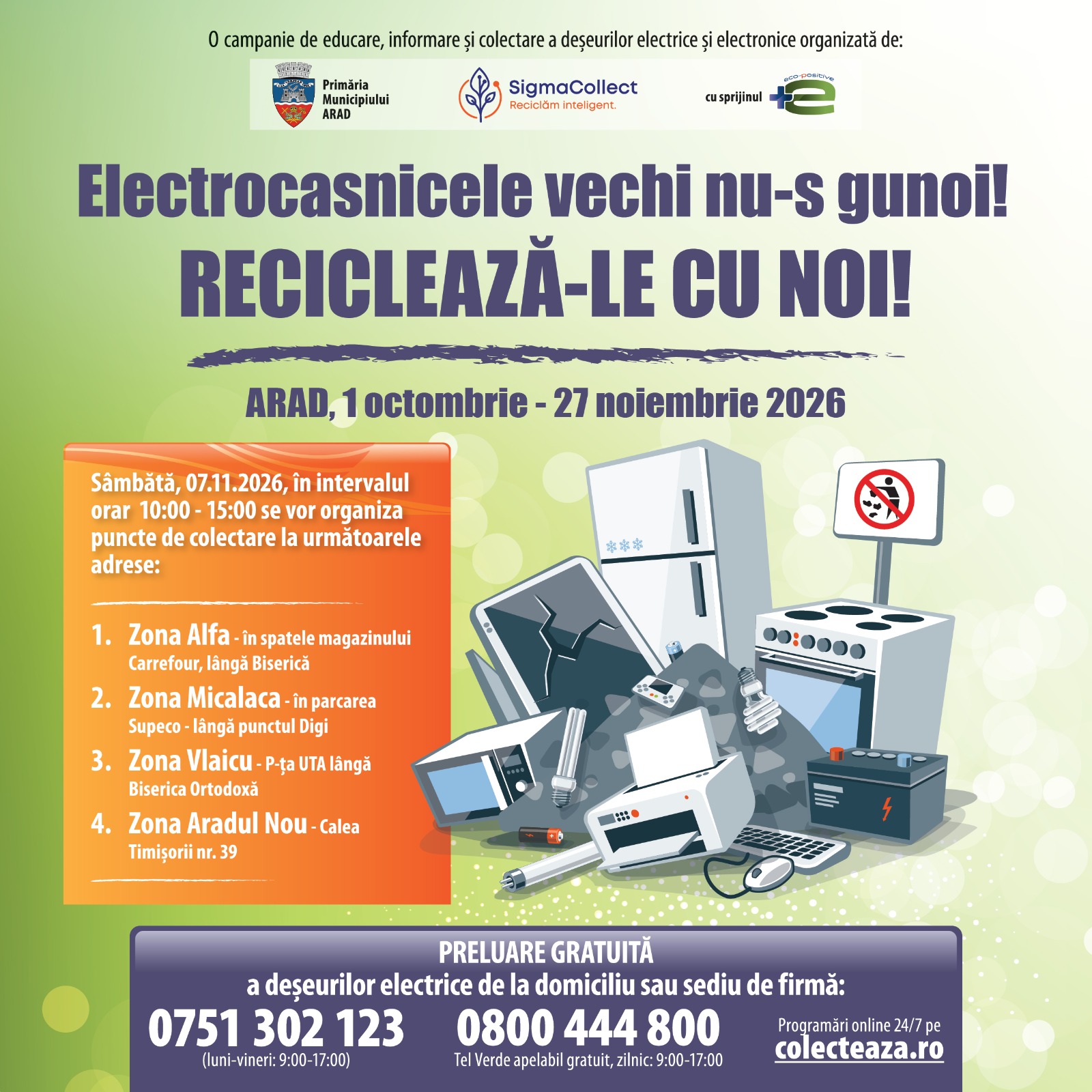 deșeuri electrice campanie oct 2026