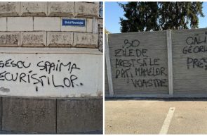 vandalizări Călin Georgescu