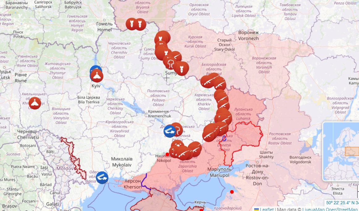 liveuamap harta razboi ucraina rusia 3 sept 2026