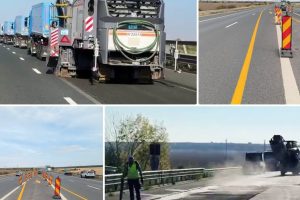 trafic deviat A1