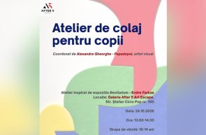 Atelier de colaj pentru copii inspirat de Bestiarium, la After 5