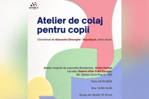 Atelier de colaj pentru copii inspirat de Bestiarium, la After 5