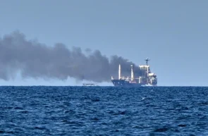 Două nave lovite de drone în Marea Neagră
