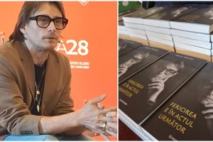 Marius Manole și-a lansat la Arad cartea „Fericirea e în actul următor”