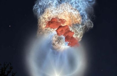 Meduza cosmică - SpaceX -NASA (2)