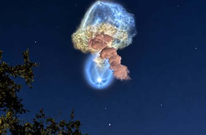 Meduza cosmică - SpaceX -NASA (4)