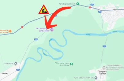 Restricții de trafic pe DN7, în județul Arad - deviere pe DJ 709D (1)