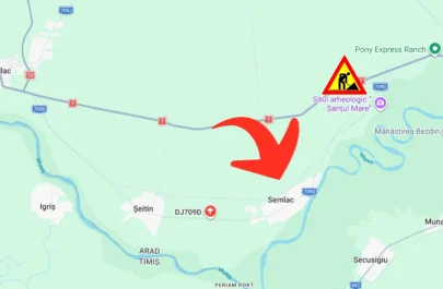 Restricții de trafic pe DN7, în județul Arad - deviere pe DJ 709D (2)