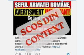 avertizare ministerul apărării