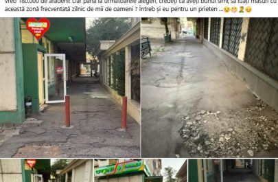 trotuar boul roșu